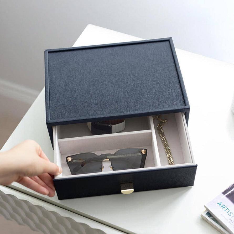 Watch & Accessories Deep Drawer Medium - Navy Blue