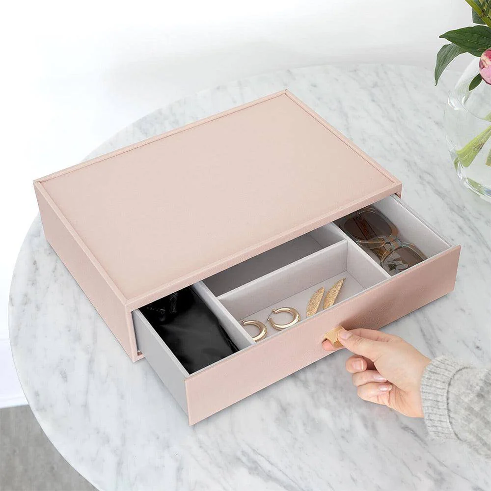Watch & Accessories Drawer Large - Blush Pink