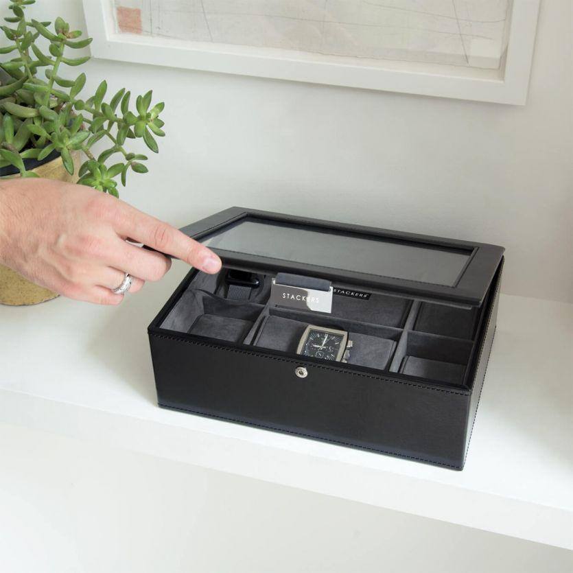 Watch Box 6-piece - Black - Image 3