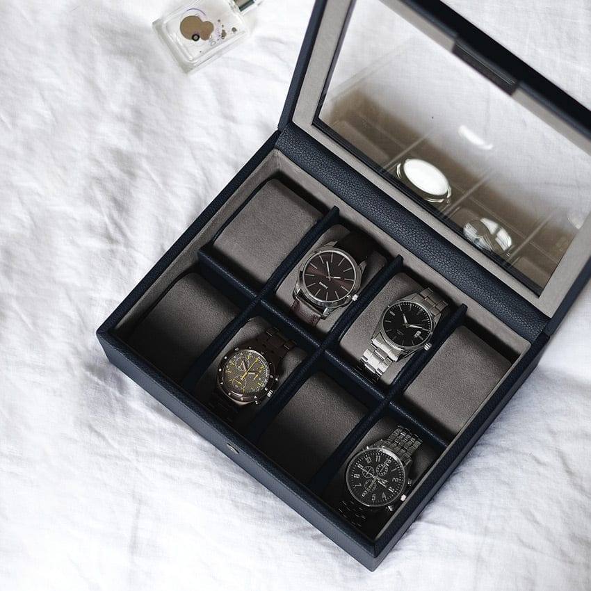 Watch Box 8-piece - Navy