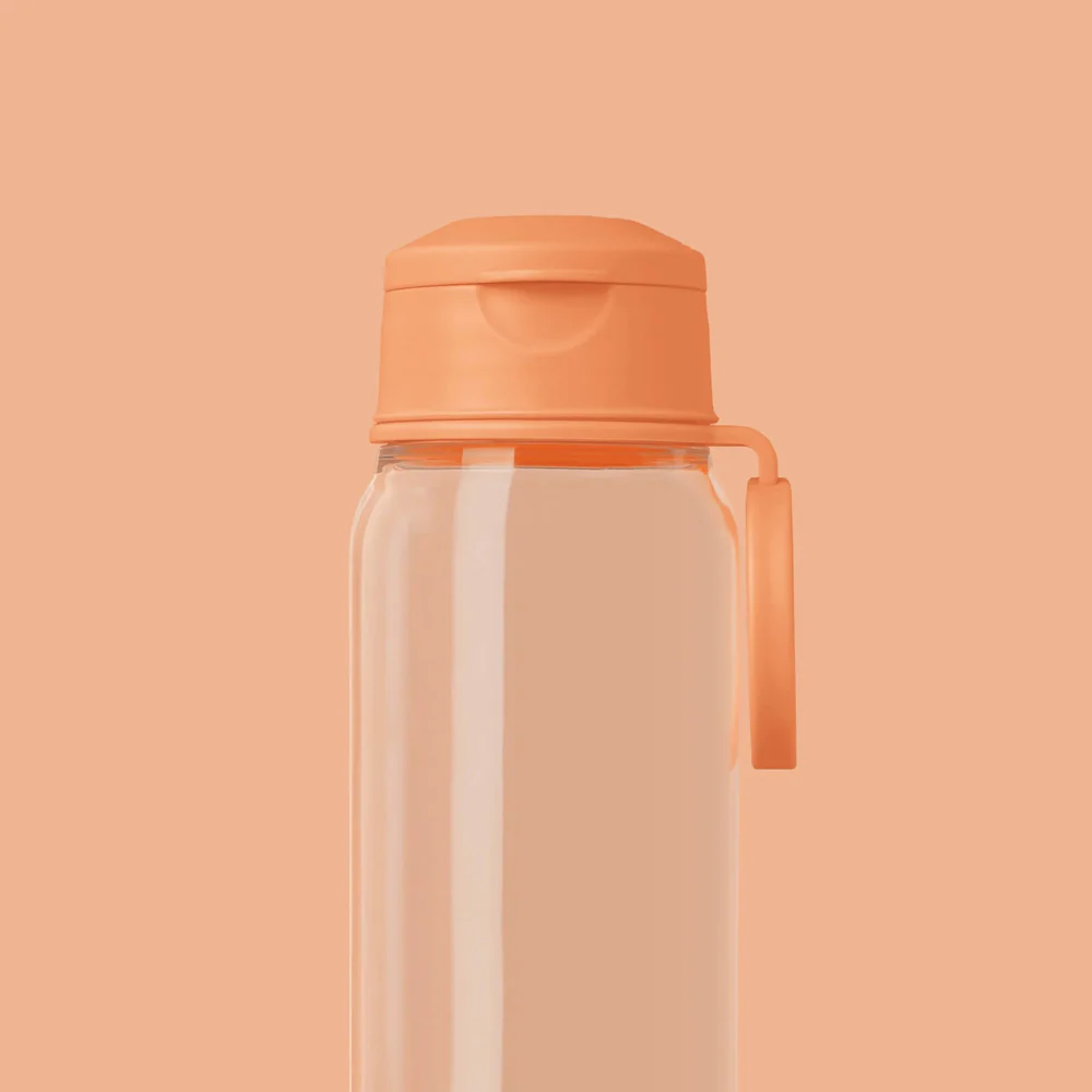 Water Bottle 500ml - Peach Orange - Image 5