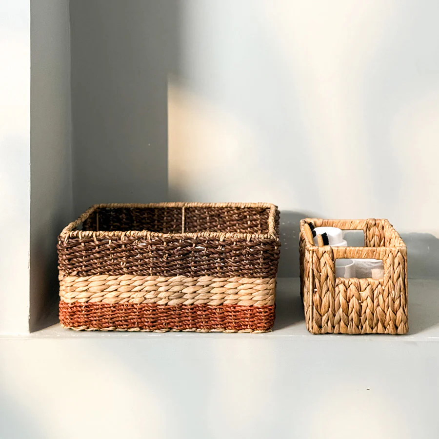 Water Hyacinth Storage Basket Large - Earthy - Image 6