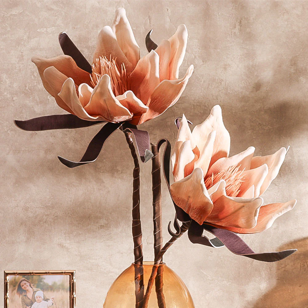 Water Lily Faux Stem - Sand - Image 3