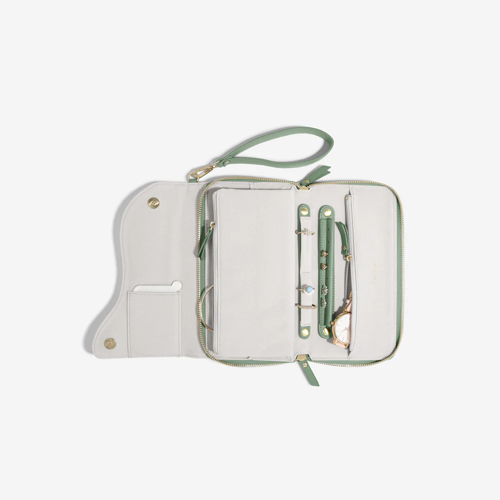 Wave Jewellery Roll - Green - Image 3