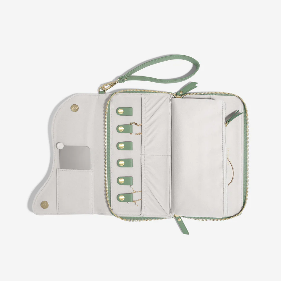 Wave Jewellery Roll - Green - Image 5