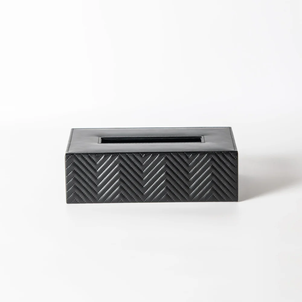 Waverly Tissue Box Holder - Black - Image 3