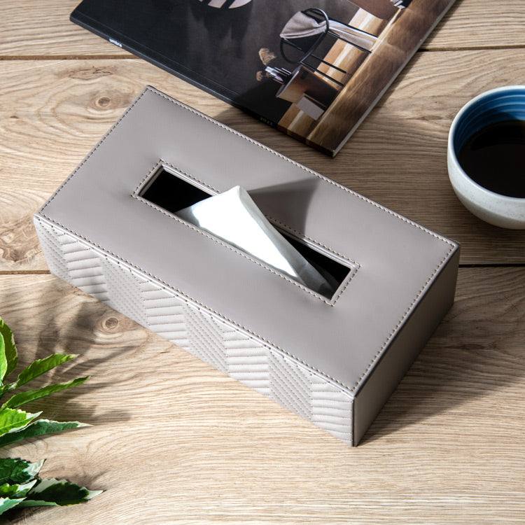 Waverly Tissue Box Holder - Grey - Image 4