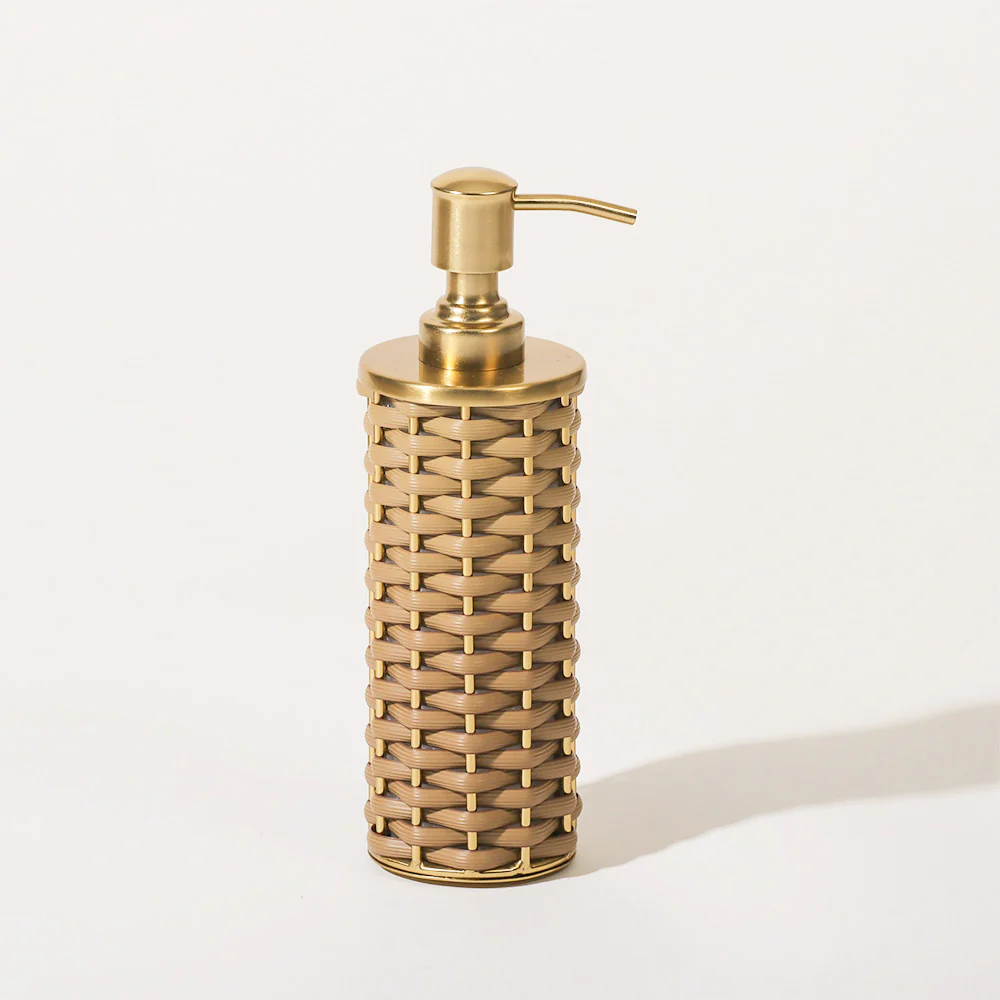 Weave Soap Dispenser - Sand Gold - Image 3