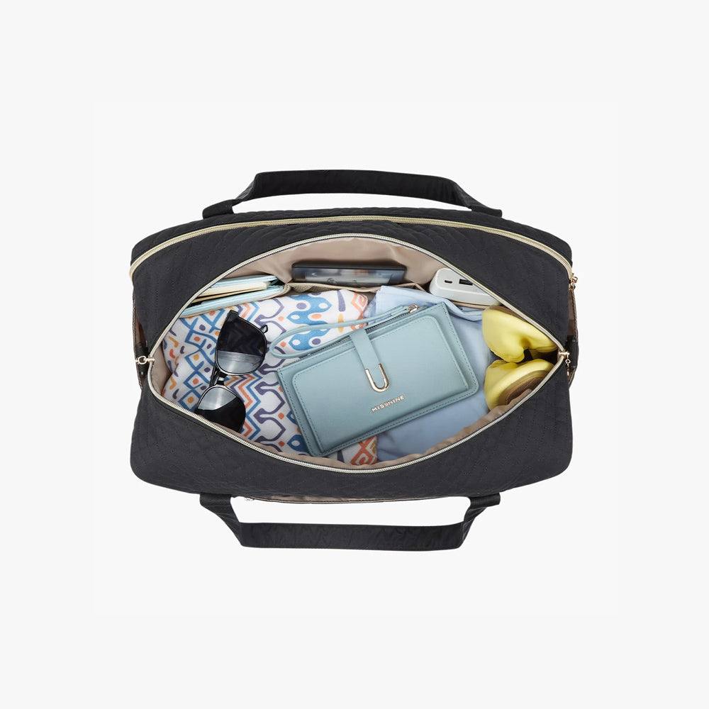 Weekender Overnight Bag - Black - Image 7