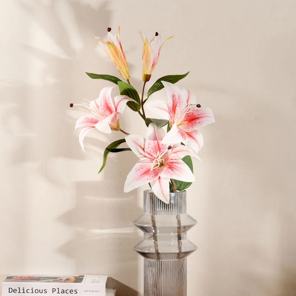 Wild Lily Faux Stem - Pale Pink - Image 3