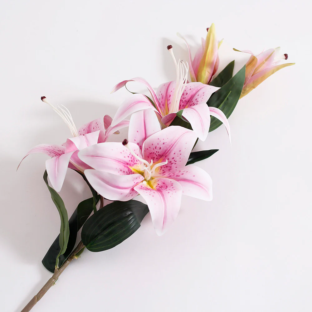 Wild Lily Faux Stem - Pale Purple - Image 5