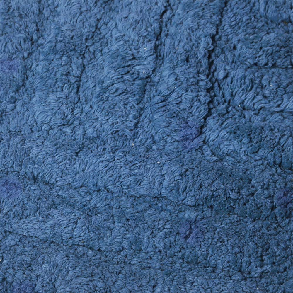 Willow Herringbone Tufted Bathmat - Azure Blue - Image 5