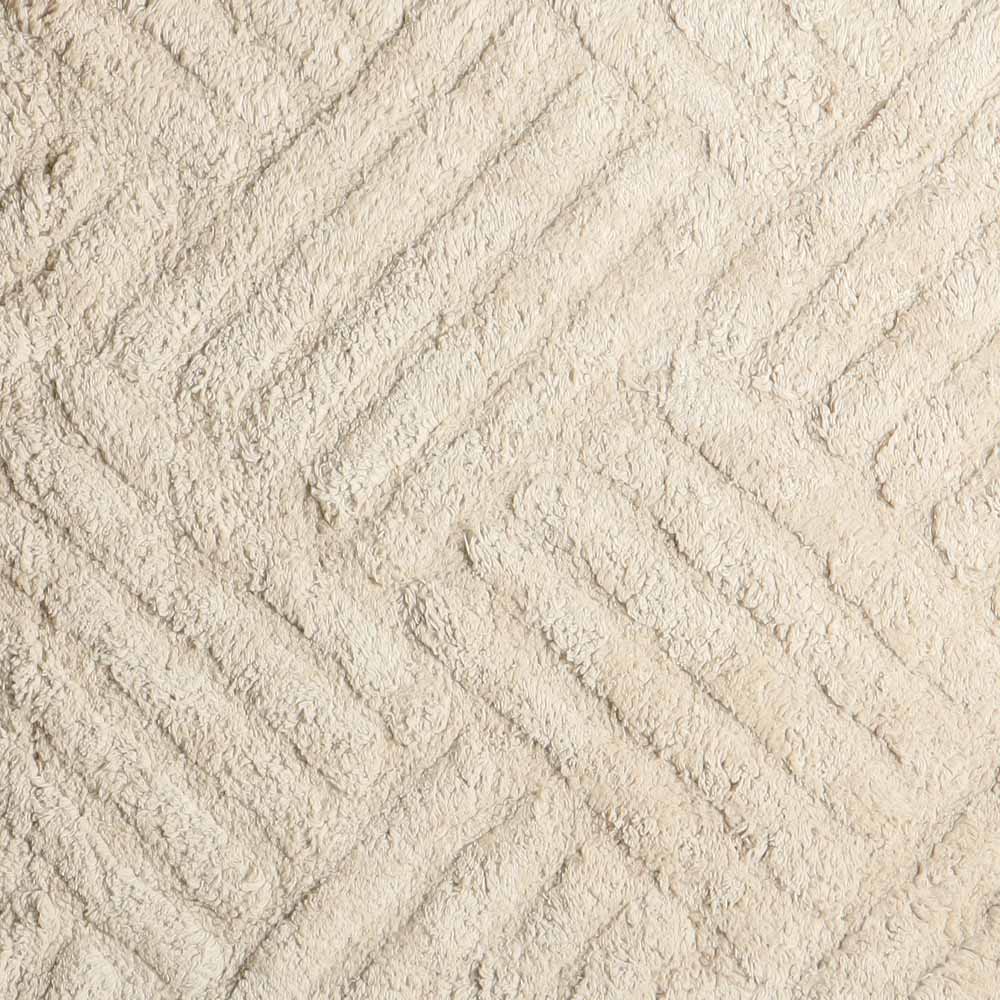 Willow Herringbone Tufted Bathmat - Taupe - Image 4