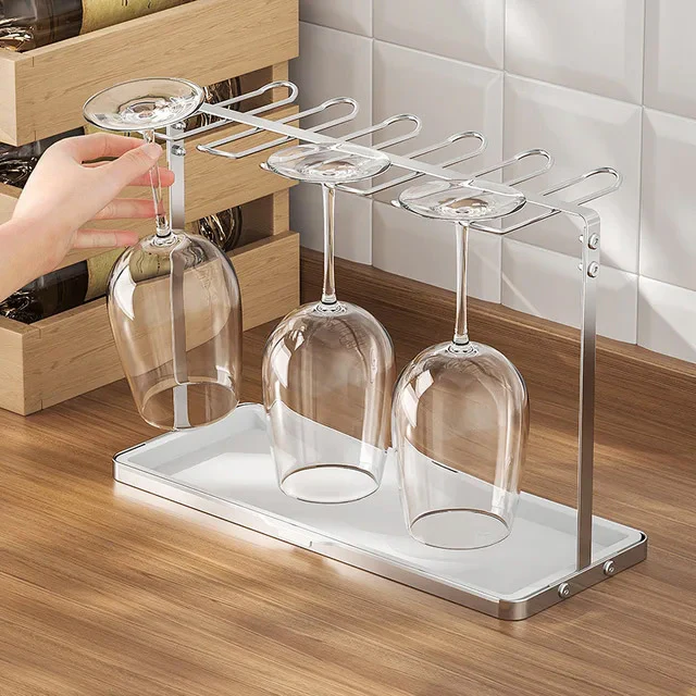 Wine Glass Rack - White - Image 3