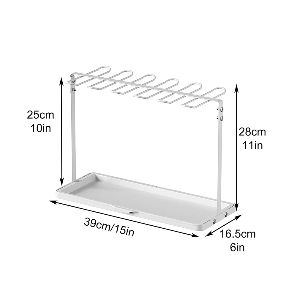 Wine Glass Rack - White - Image 6