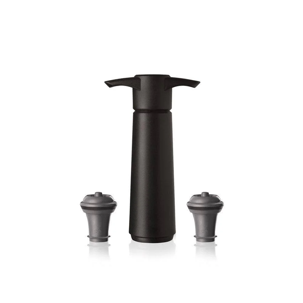 Wine Saver with 2 Stoppers - Black - Image 3