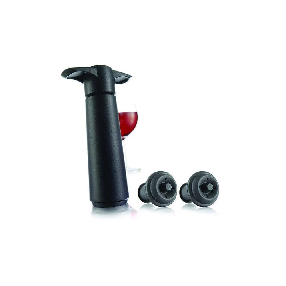 Wine Saver with 2 Stoppers - Black - Image 6