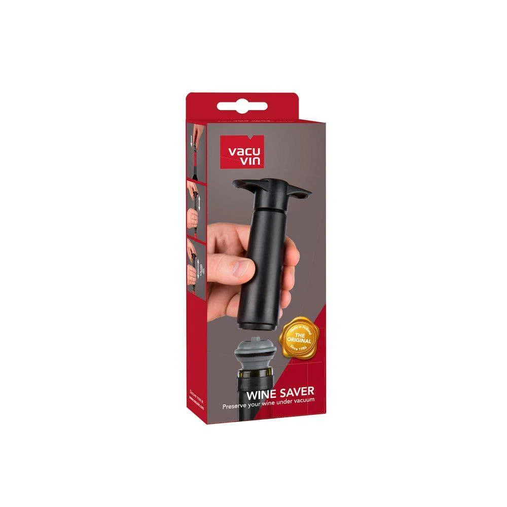 Wine Saver with 2 Stoppers - Black - Image 7