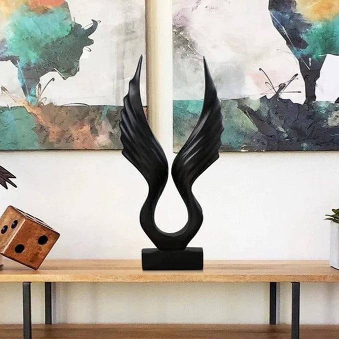 Wings Decorative Sculpture - Black - Image 10