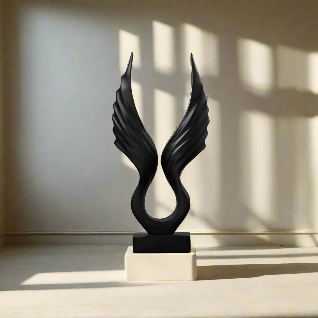Wings Decorative Sculpture - Black - Image 11