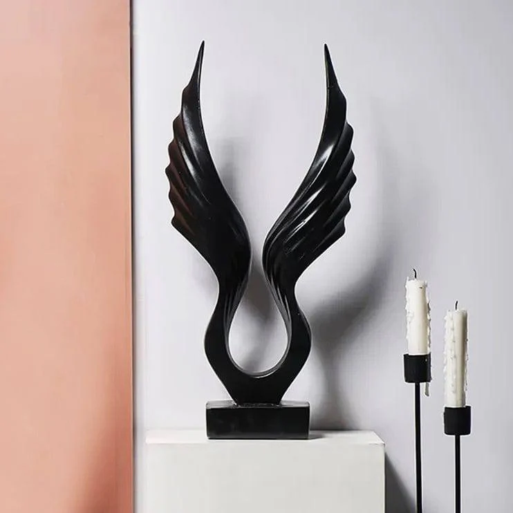 Wings Decorative Sculpture - Black - Image 4