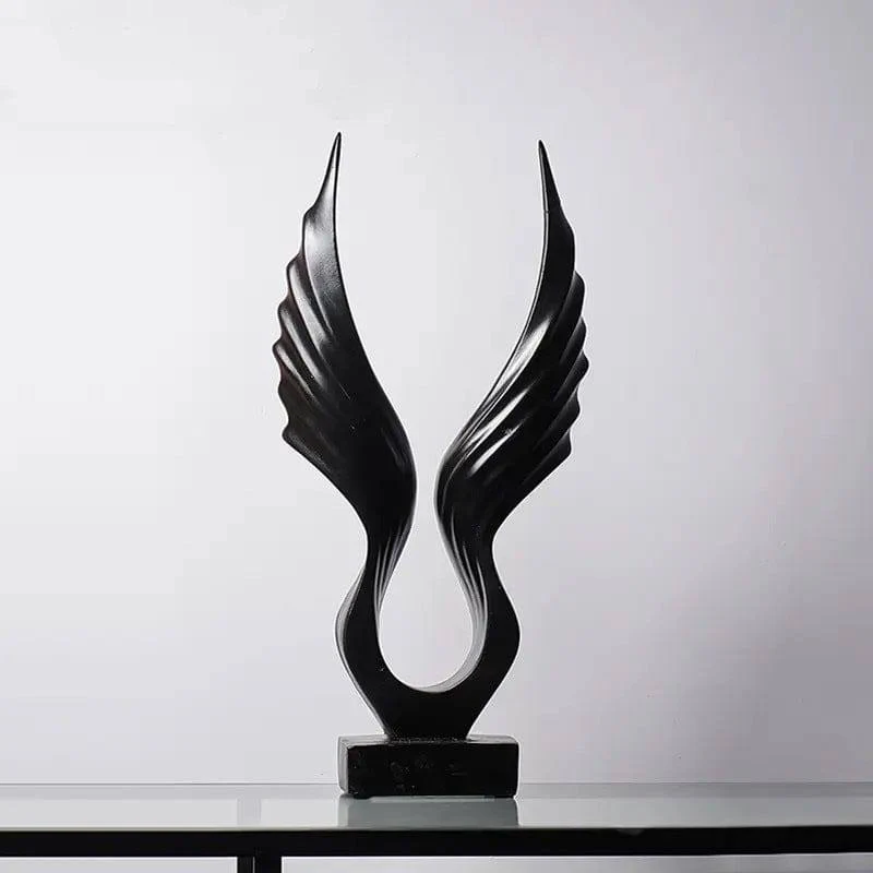 Wings Decorative Sculpture - Black - Image 6