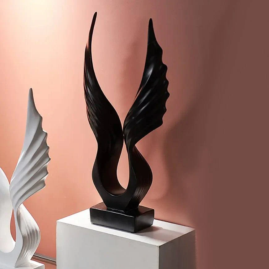 Wings Decorative Sculpture - Black - Image 7