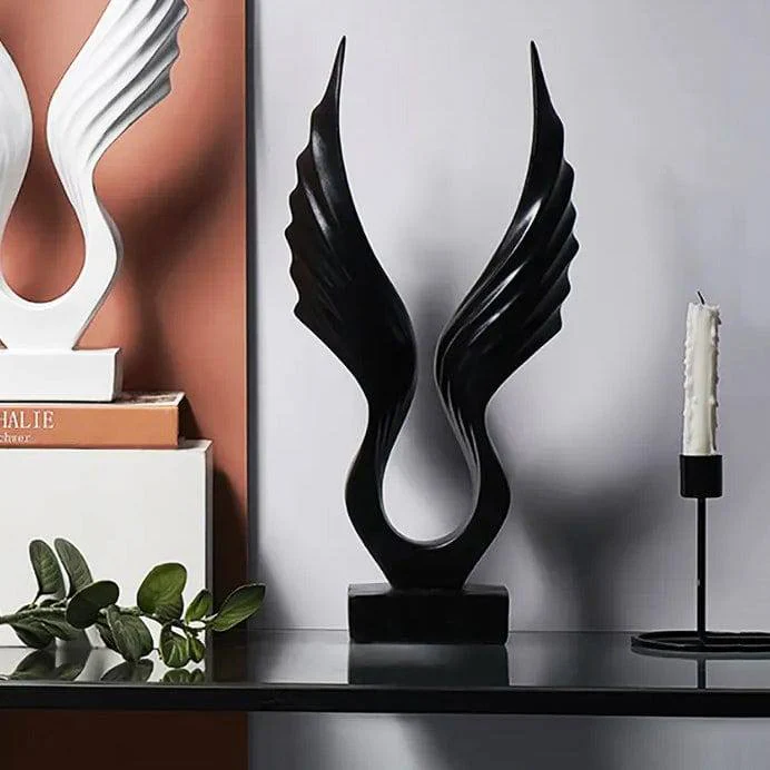 Wings Decorative Sculpture - Black - Image 8
