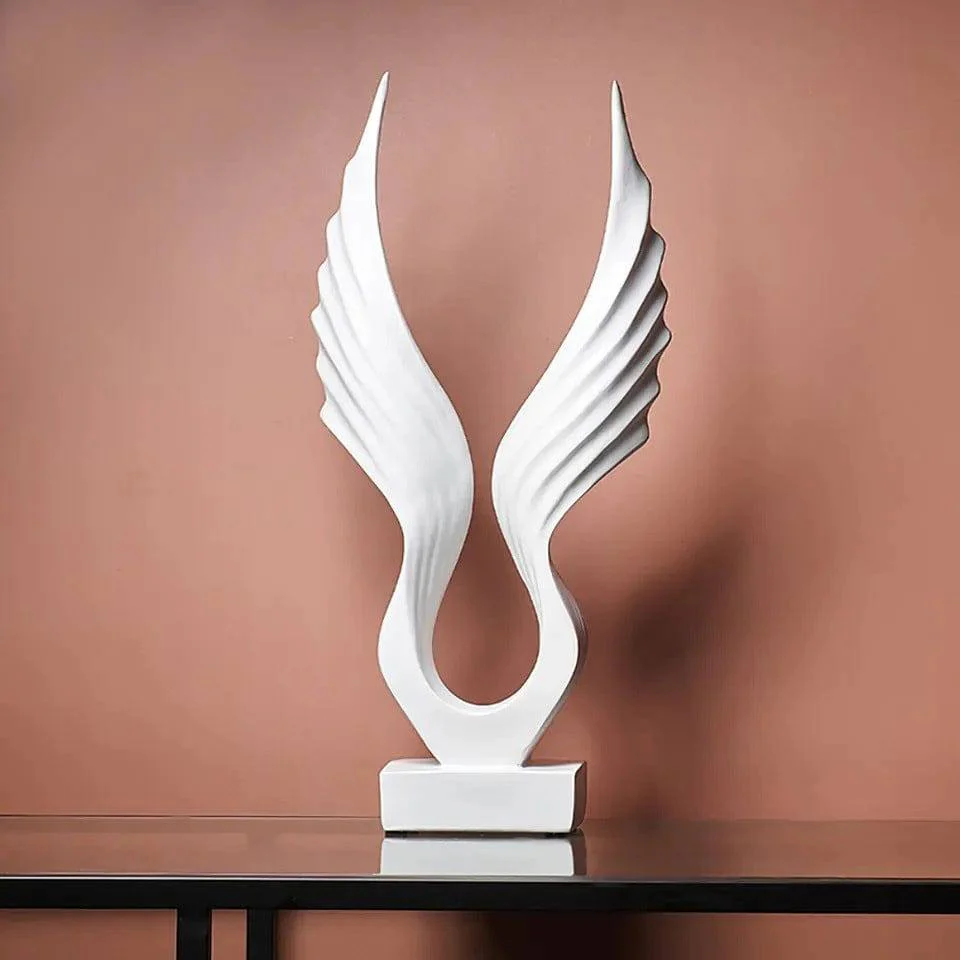 Wings Decorative Sculpture - White - Image 4