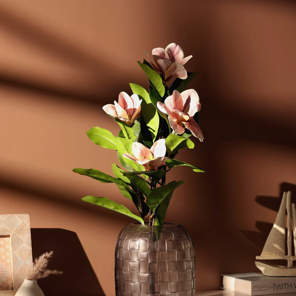 Winter Magnolia Faux Stem - Blush Pink - Image 4