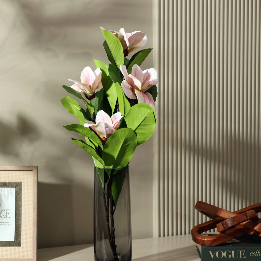 Winter Magnolia Faux Stem - Blush Pink - Image 5