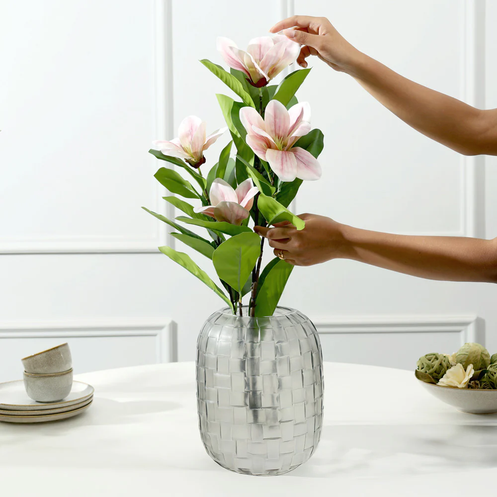 Winter Magnolia Faux Stem - Blush Pink - Image 6