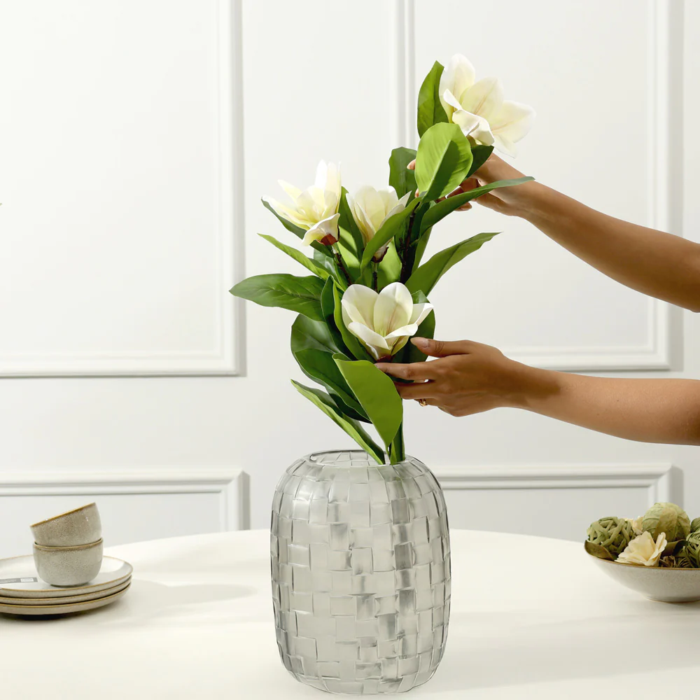 Winter Magnolia Faux Stem - Buttercream - Image 6