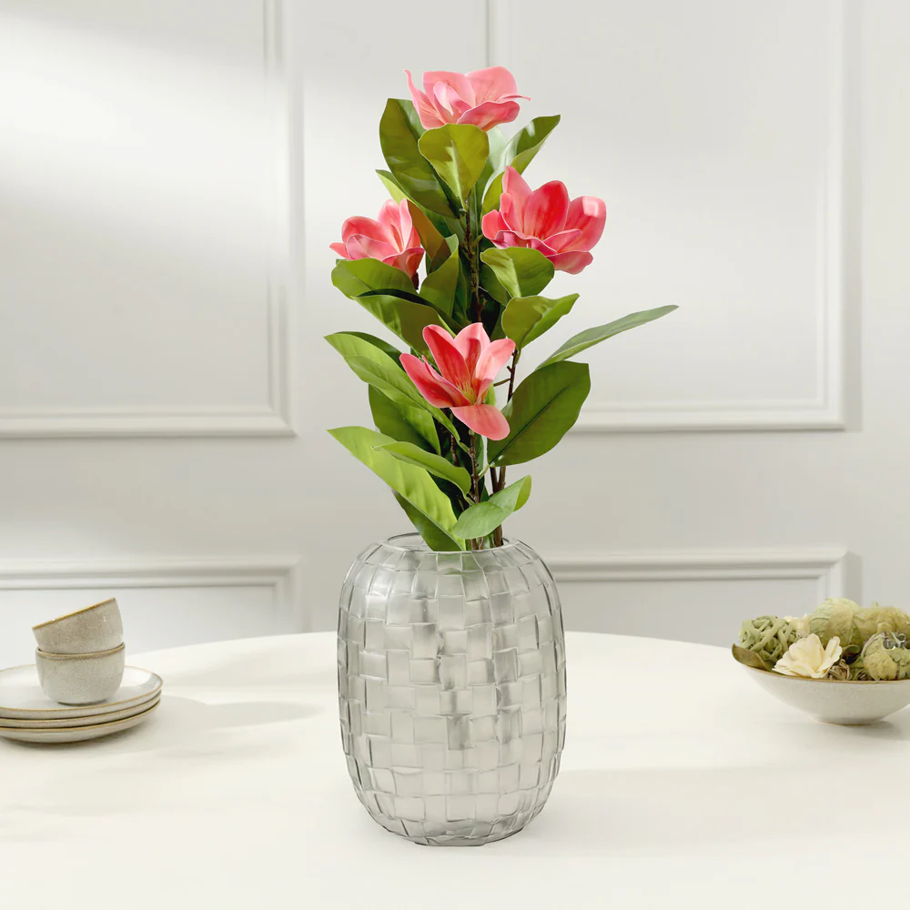 Winter Magnolia Faux Stem - Dark Pink - Image 5