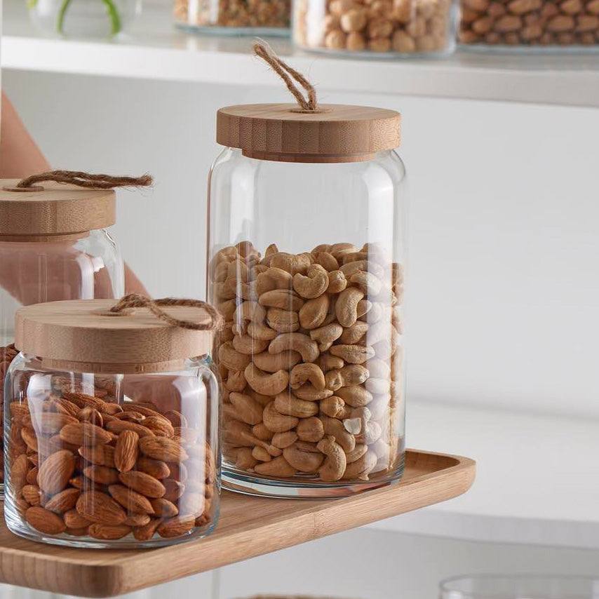 Woody Storage Jar with Lid - Large - Image 2