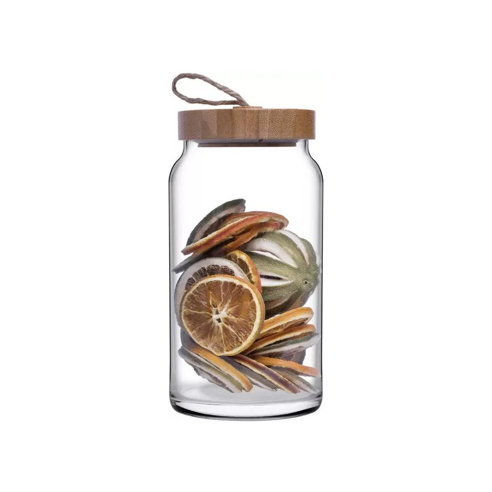 Woody Storage Jar with Lid - Large - Image 3