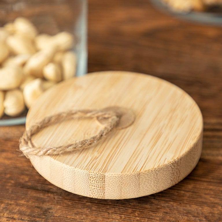 Woody Storage Jar with Lid - Small - Image 5