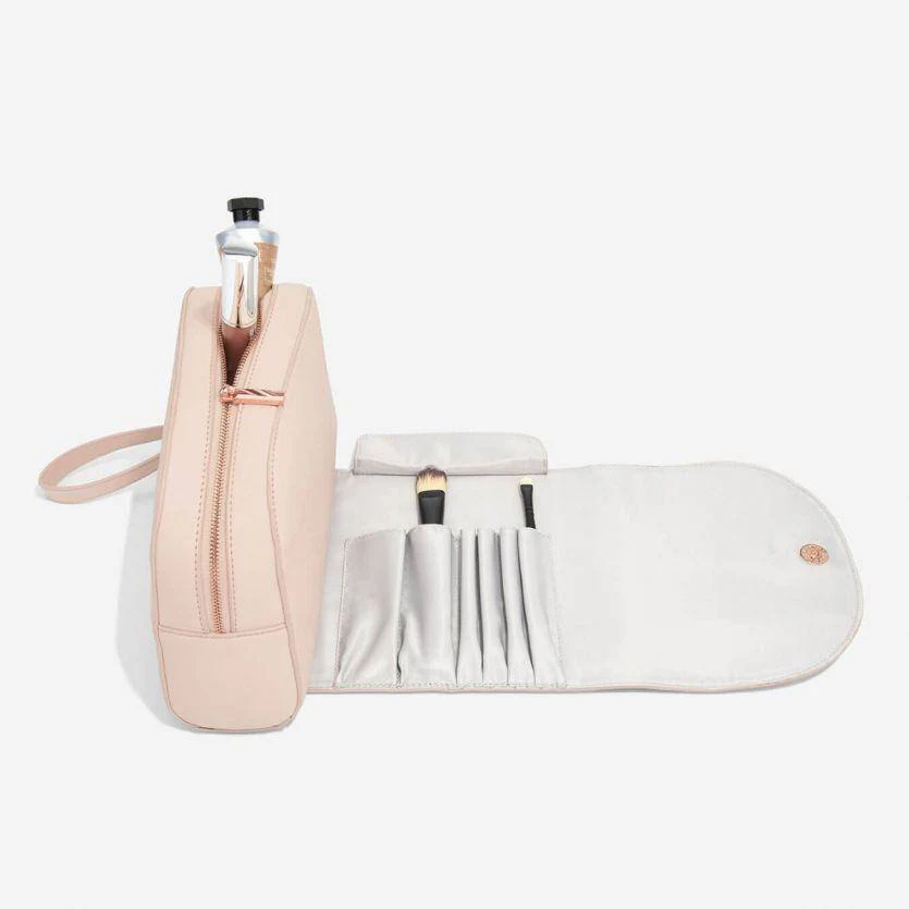 Wrap Around Make-up Bag - Blush Pink - Image 2