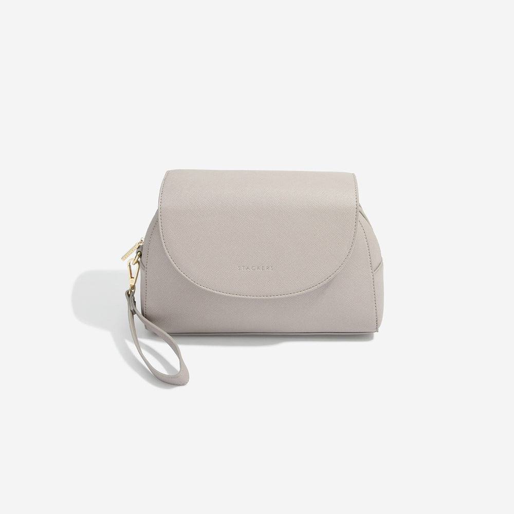 Wrap Around Make-up Bag - Taupe - Image 2