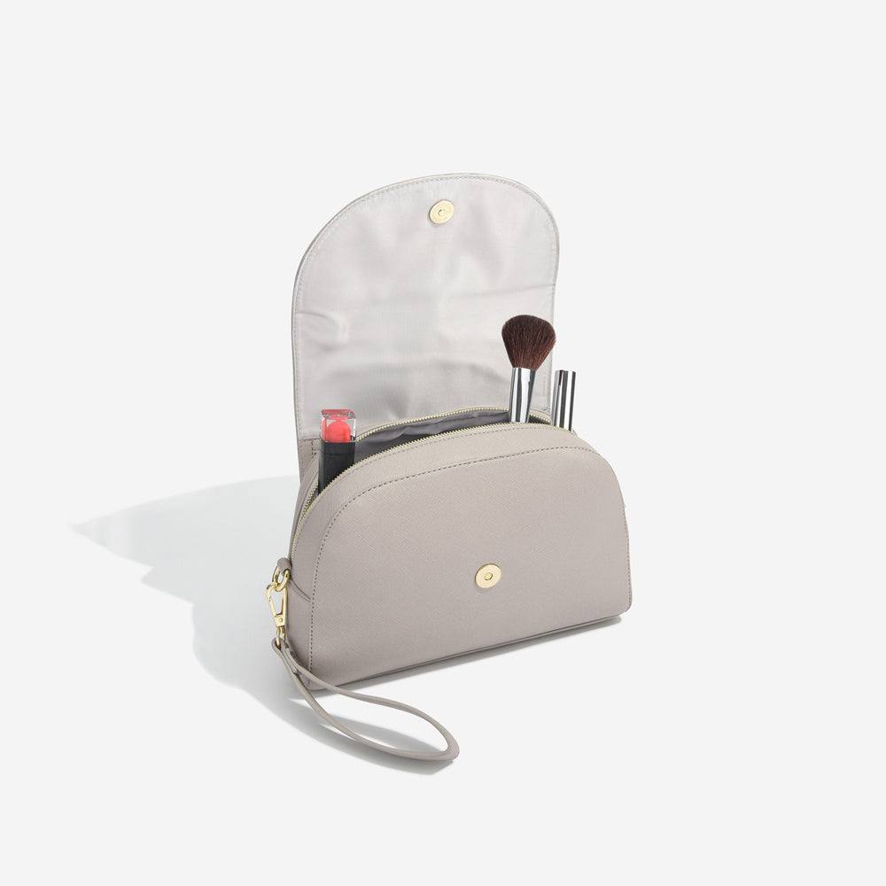 Wrap Around Make-up Bag - Taupe - Image 6