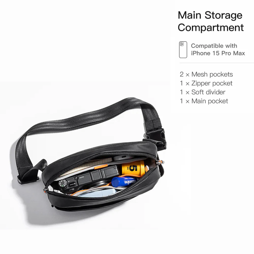 X-Mini Sling Bag - Black - Image 10