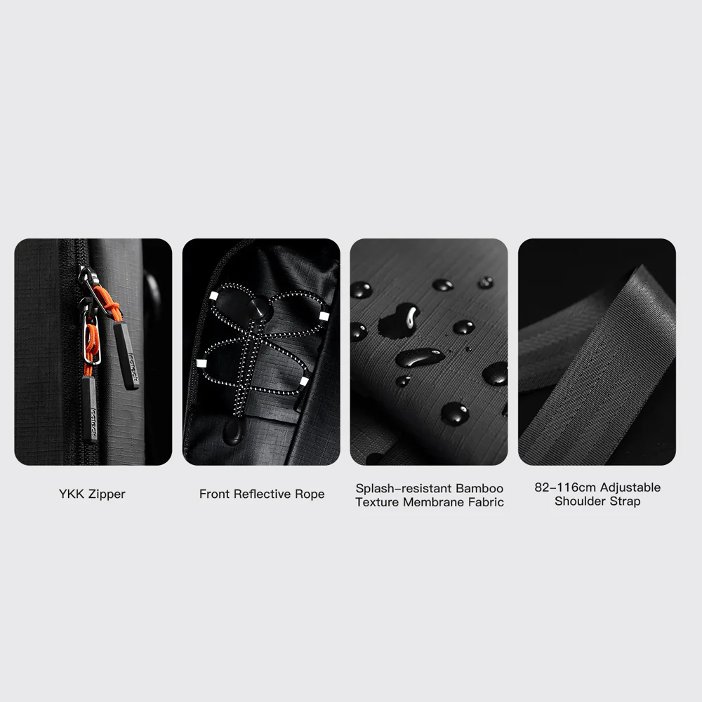 X-Row Sling Bag - Black - Image 5