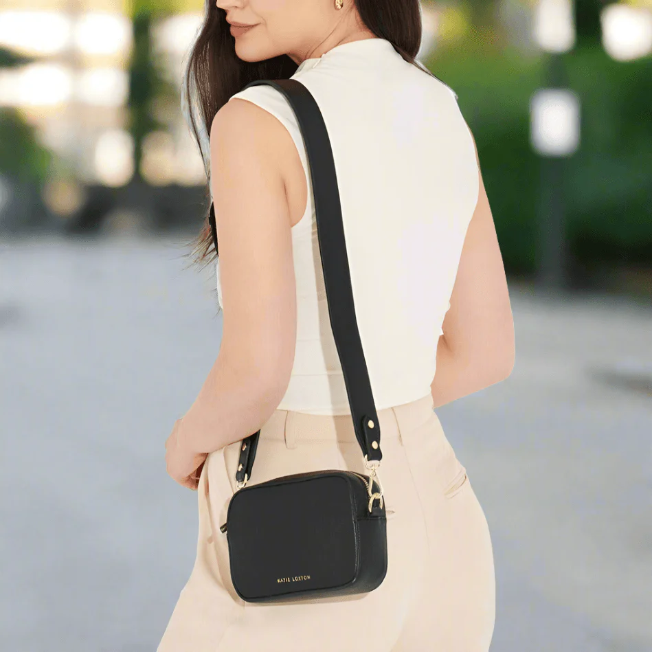 Zana Mini Crossbody Bag - Black