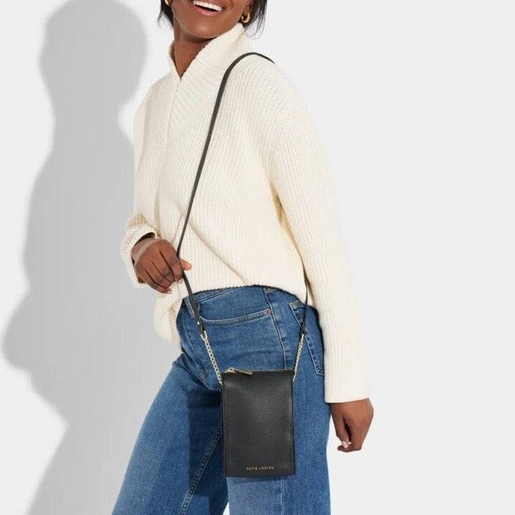 Zana Slim Crossbody Bag - Black - Image 2