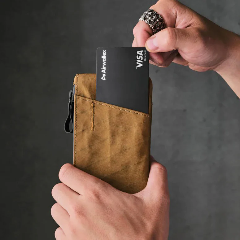 Zip Card Holder - Coyote Brown VX21 - Image 2