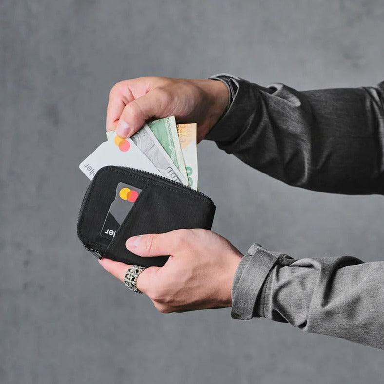 Zip Card Pouch - Axoflux Black