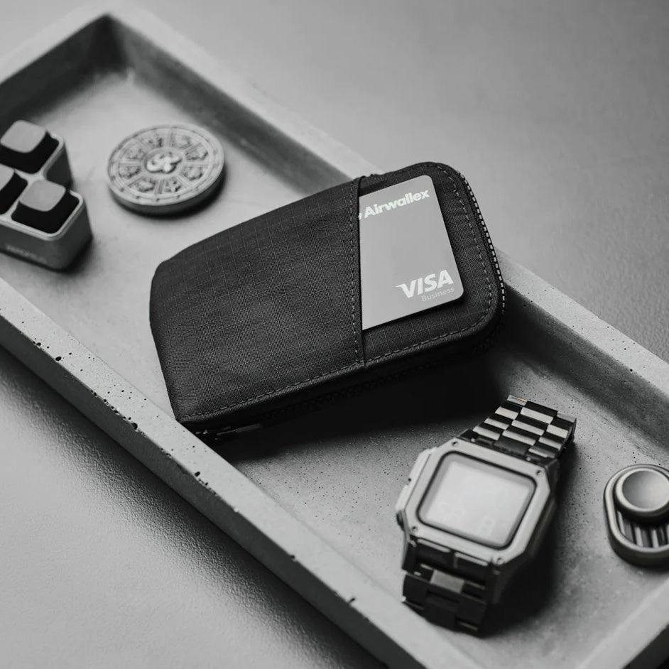 Zip Card Pouch - Axoflux Black - Image 2