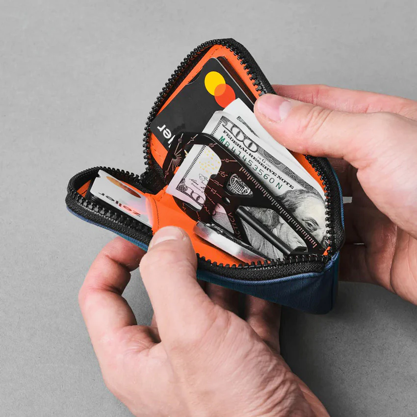 Zip Card Pouch - Axoflux Blue - Image 9