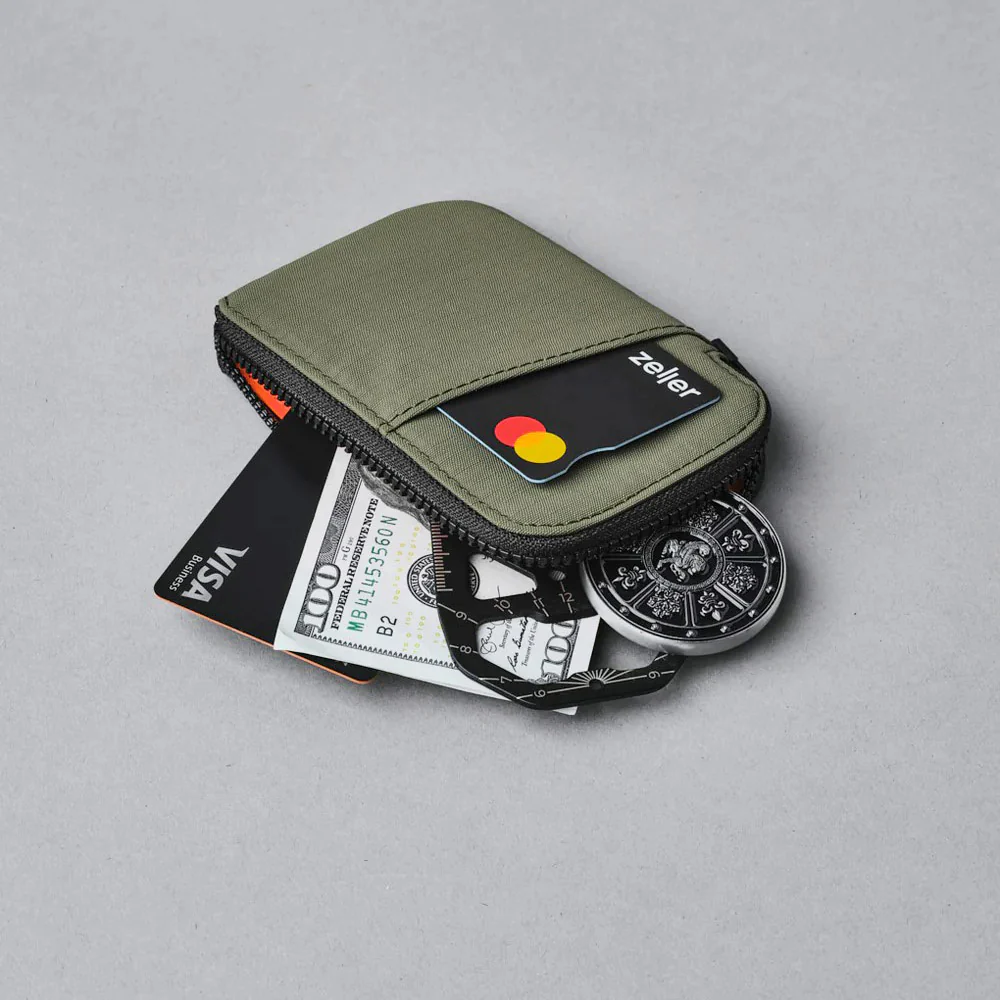 Zip Card Pouch - Axoflux Green - Image 5