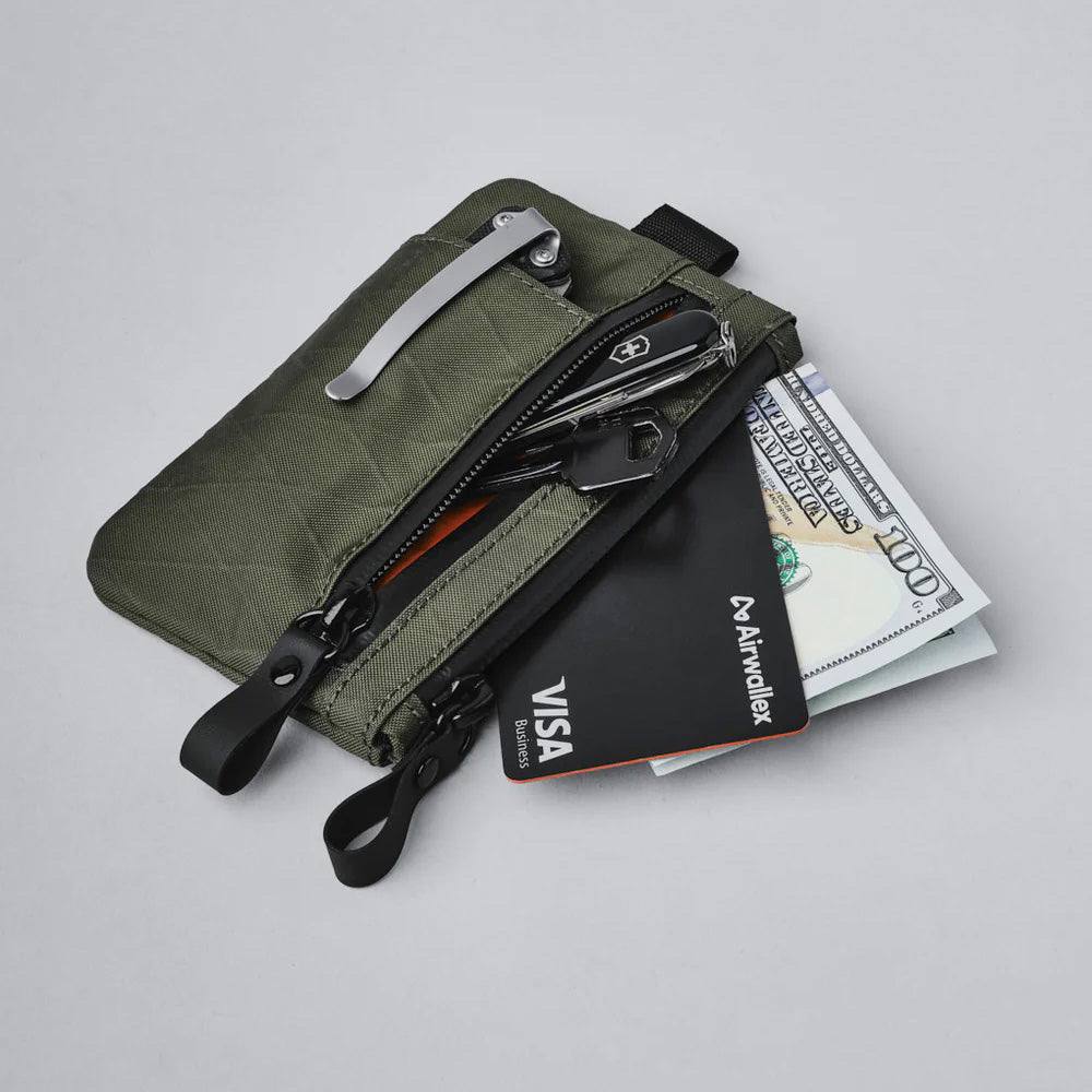 Zip Card Holder - Dark Green VX21 - Image 4